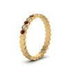 Load image into Gallery viewer, hexagon-women-diamond-band-with-ruby-in-yellow-gold-FD-9187GRUDR-NL-YG.jpg