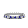Load image into Gallery viewer, hexagon-women-diamond-band-with-sapphire-in-white-gold-FD-9187GSABL-NL-WG.jpg
