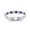 Load image into Gallery viewer, hexagon-women-diamond-band-with-sapphire-in-white-gold-FD-9187GSABL-NL-WG.jpg