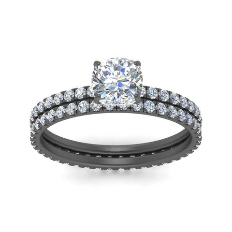 hidden-halo-cushion-wedding-ring-set-in-black-gold-FD9168CUANGLE3-NL-BG
