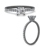 Load image into Gallery viewer, hidden-halo-eternity-asscher-diamond-engagement-ring-in-black-gold-FD9168ASRANGLE3-NL-BG