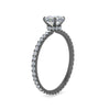 Load image into Gallery viewer, hidden-halo-eternity-cushion-diamond-engagement-ring-in-black-gold-FD9168CURANGLE3-NL-BG