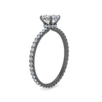 Load image into Gallery viewer, hidden-halo-eternity-cushion-diamond-engagement-ring-in-black-gold-FD9168CURANGLE3-NL-BG
