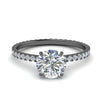 Load image into Gallery viewer, hidden-halo-eternity-diamond-engagement-ring-in-black-gold-FD-9168RORANGLE3-NL-BG