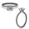 Load image into Gallery viewer, hidden-halo-eternity-diamond-engagement-ring-in-black-gold-FD-9168RORANGLE3-NL-BG