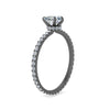 Load image into Gallery viewer, hidden-halo-eternity-heart-diamond-engagement-ring-in-black-gold-FD9168HTRANGLE3-NL-BG