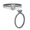 Load image into Gallery viewer, hidden-halo-eternity-heart-diamond-engagement-ring-in-black-gold-FD9168HTRANGLE3-NL-BG