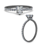 Load image into Gallery viewer, hidden-halo-eternity-heart-diamond-engagement-ring-in-black-gold-FD9168HTRANGLE3-NL-BG
