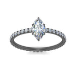 Load image into Gallery viewer, hidden-halo-eternity-marquise-diamond-engagement-ring-in-black-gold-FD9168MQRANGLE3-NL-BG
