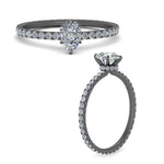 Load image into Gallery viewer, hidden-halo-eternity-pear-diamond-engagement-ring-in-black-gold-FD9168PERANGLE3-NL-BG
