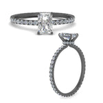 Load image into Gallery viewer, hidden-halo-eternity-radiant-diamond-engagement-ring-in-black-gold-FD9168RARANGLE3-NL-BG
