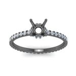 Load image into Gallery viewer, hidden-halo-eternity-semi-mount-diamond-engagement-ring-in-black-gold-FD-9168SMRANGLE3-NL-BG
