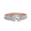 Load image into Gallery viewer, hidden-halo-half-way-asscher-cut-diamond-wedding-ring-set-in-FD9168ASANGLE3-NL-RG