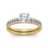 Load image into Gallery viewer, hidden-halo-half-way-asscher-cut-diamond-wedding-ring-set-in-FD9168ASANGLE3-NL-YG