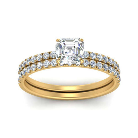 hidden-halo-half-way-asscher-cut-diamond-wedding-ring-set-in-FD9168ASANGLE3-NL-YG