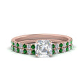 Thumbnail 78 - hidden-halo-half-way-asscher-cut-diamond-wedding-ring-set-with-emerald-in-FD9168ASGEMGRANGLE3-NL-RG