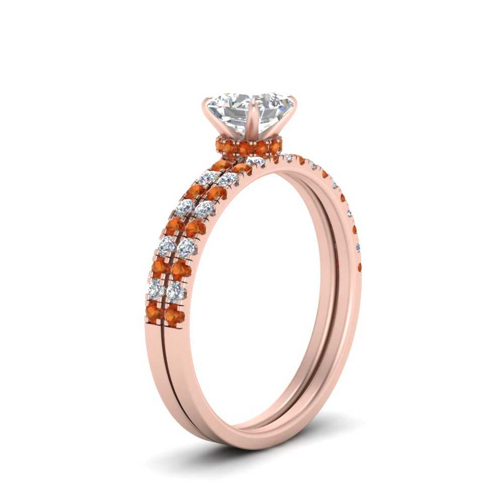 hidden-halo-half-way-asscher-cut-diamond-wedding-ring-set-with-orange-sapphire-in-FD9168ASGSAORANGLE3-NL-RG