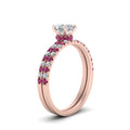 Thumbnail 68 - hidden-halo-half-way-asscher-cut-diamond-wedding-ring-set-with-pink-sapphire-in-FD9168ASGSADRPIANGLE3-NL-RG