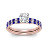 Load image into Gallery viewer, hidden-halo-half-way-asscher-cut-diamond-wedding-ring-set-with-sapphire-in-FD9168ASGSABLANGLE3-NL-RG