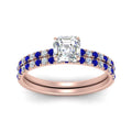 Thumbnail 63 - hidden-halo-half-way-asscher-cut-diamond-wedding-ring-set-with-sapphire-in-FD9168ASGSABLANGLE3-NL-RG