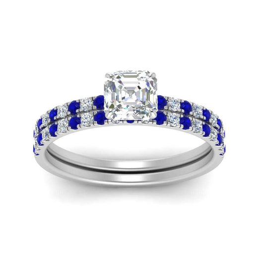 hidden-halo-half-way-asscher-cut-diamond-wedding-ring-set-with-sapphire-in-FD9168ASGSABLANGLE3-NL-WG