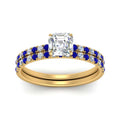 Thumbnail 35 - hidden-halo-half-way-asscher-cut-diamond-wedding-ring-set-with-sapphire-in-FD9168ASGSABLANGLE3-NL-YG