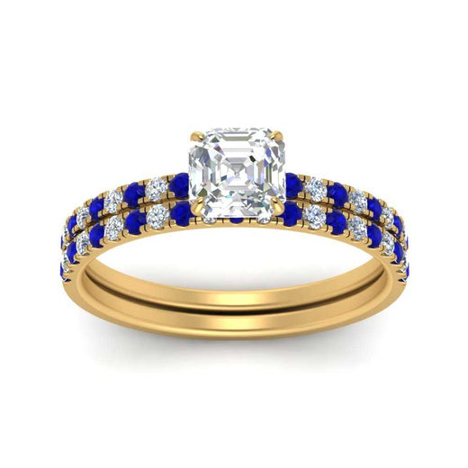 hidden-halo-half-way-asscher-cut-diamond-wedding-ring-set-with-sapphire-in-FD9168ASGSABLANGLE3-NL-YG