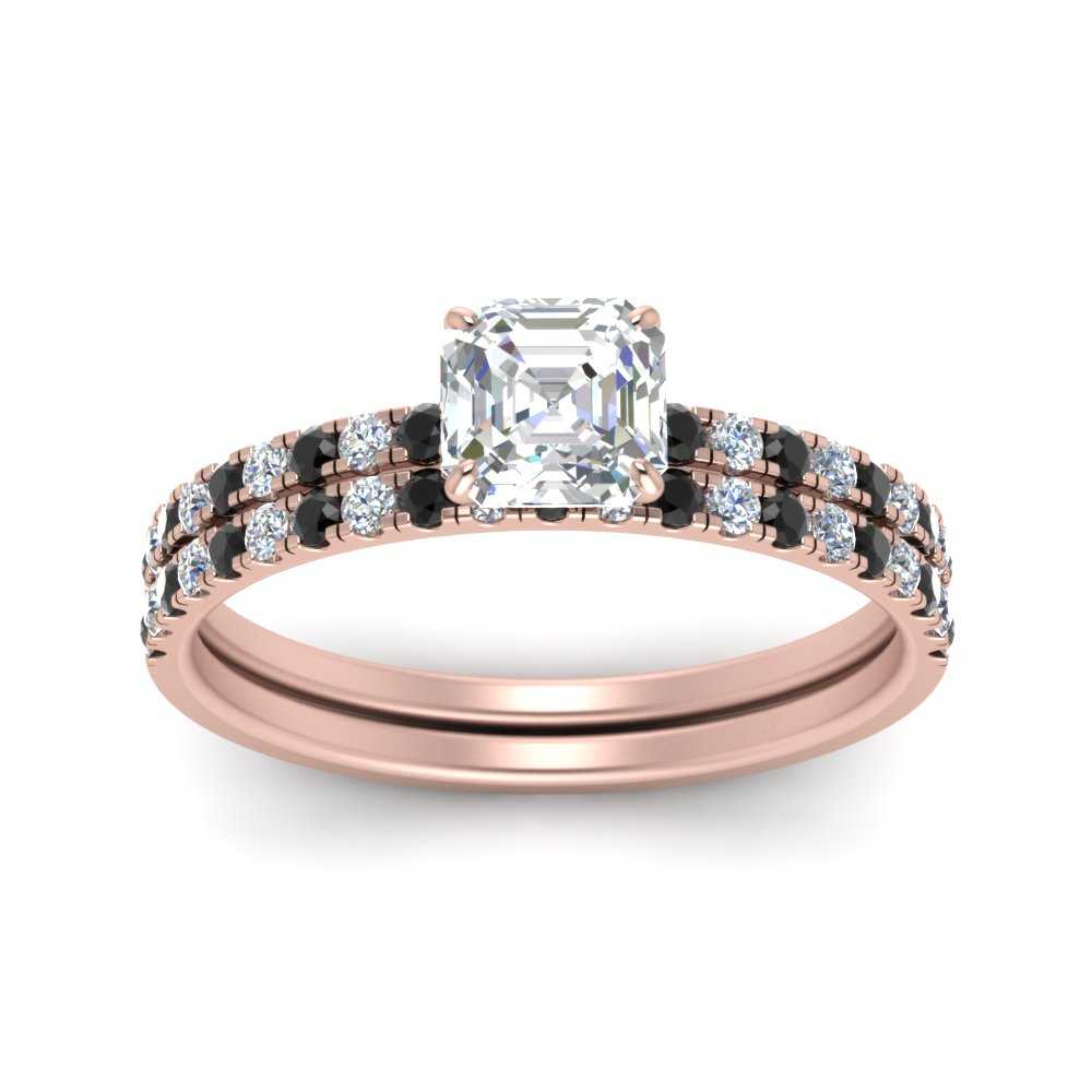 hidden-halo-half-way-asscher-cut-wedding-ring-set-with-black-diamond-in-FD9168ASGBLACKANGLE3-NL-RG