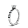 Load image into Gallery viewer, hidden-halo-half-way-asscher-cut-wedding-ring-set-with-black-diamond-in-FD9168ASGBLACKANGLE3-NL-WG