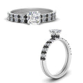 Thumbnail 25 - hidden-halo-half-way-asscher-cut-wedding-ring-set-with-black-diamond-in-FD9168ASGBLACKANGLE3-NL-WG