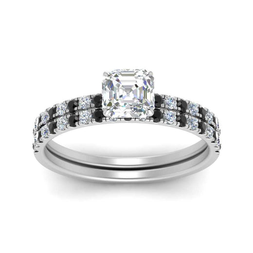 hidden-halo-half-way-asscher-cut-wedding-ring-set-with-black-diamond-in-FD9168ASGBLACKANGLE3-NL-WG