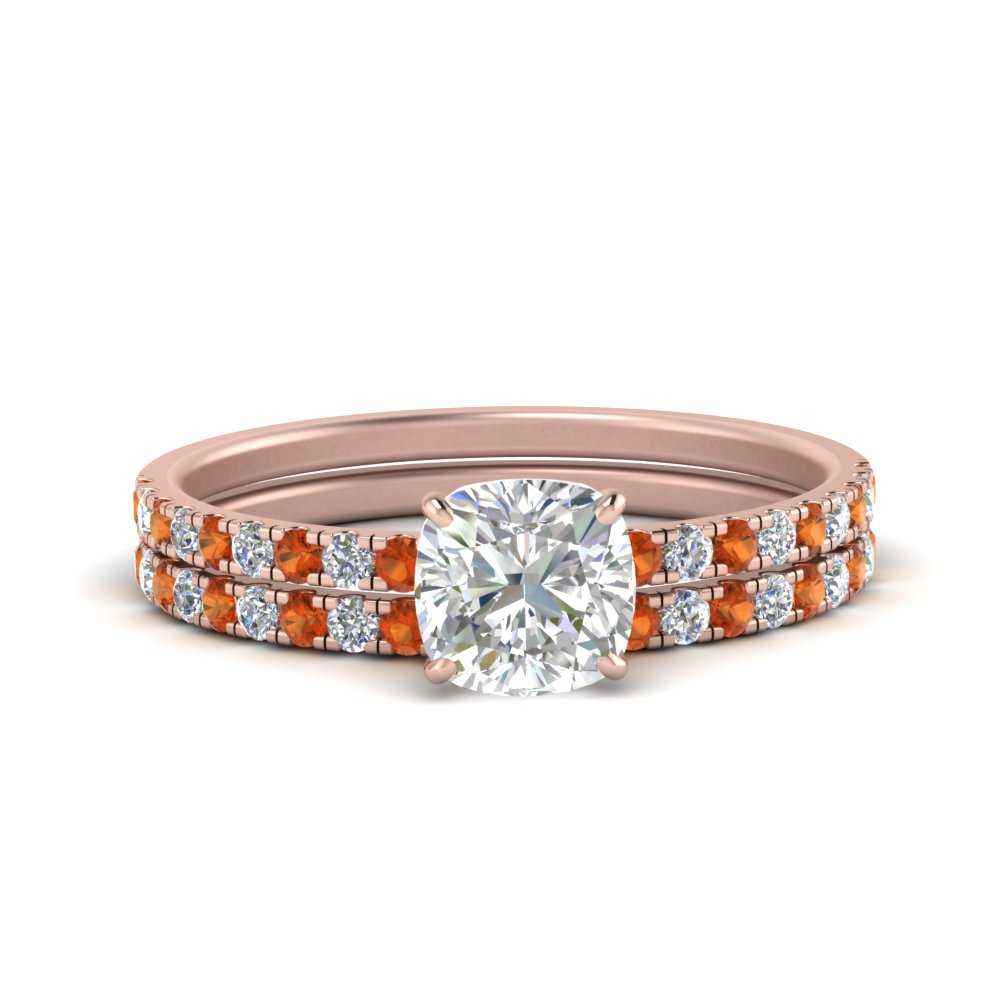 hidden-halo-half-way-cushion-cut-diamond-wedding-ring-set-with-orange-sapphire-in-FD9168CUGSAORANGLE3-NL-RG