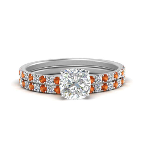 hidden-halo-half-way-cushion-cut-diamond-wedding-ring-set-with-orange-sapphire-in-FD9168CUGSAORANGLE3-NL-WG