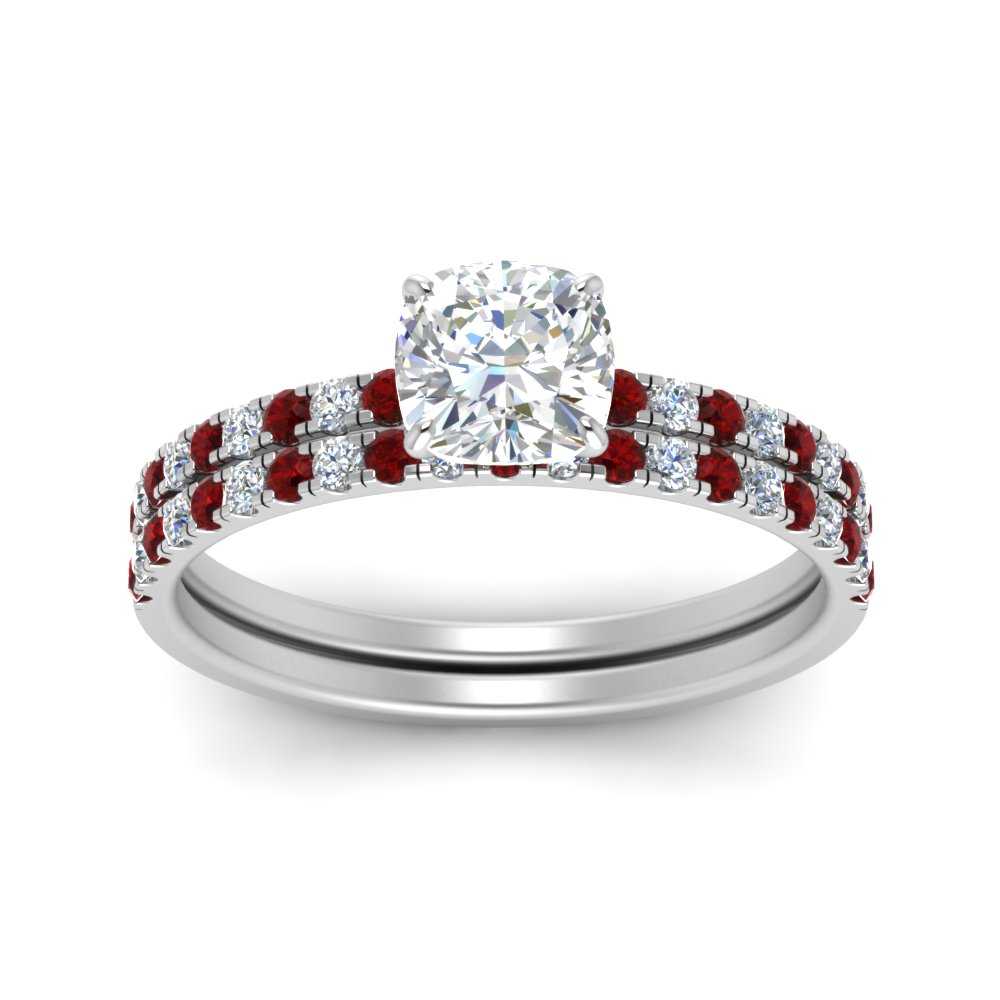 hidden-halo-half-way-cushion-cut-diamond-wedding-ring-set-with-ruby-in-FD9168CUGRUDRANGLE3-NL-WG