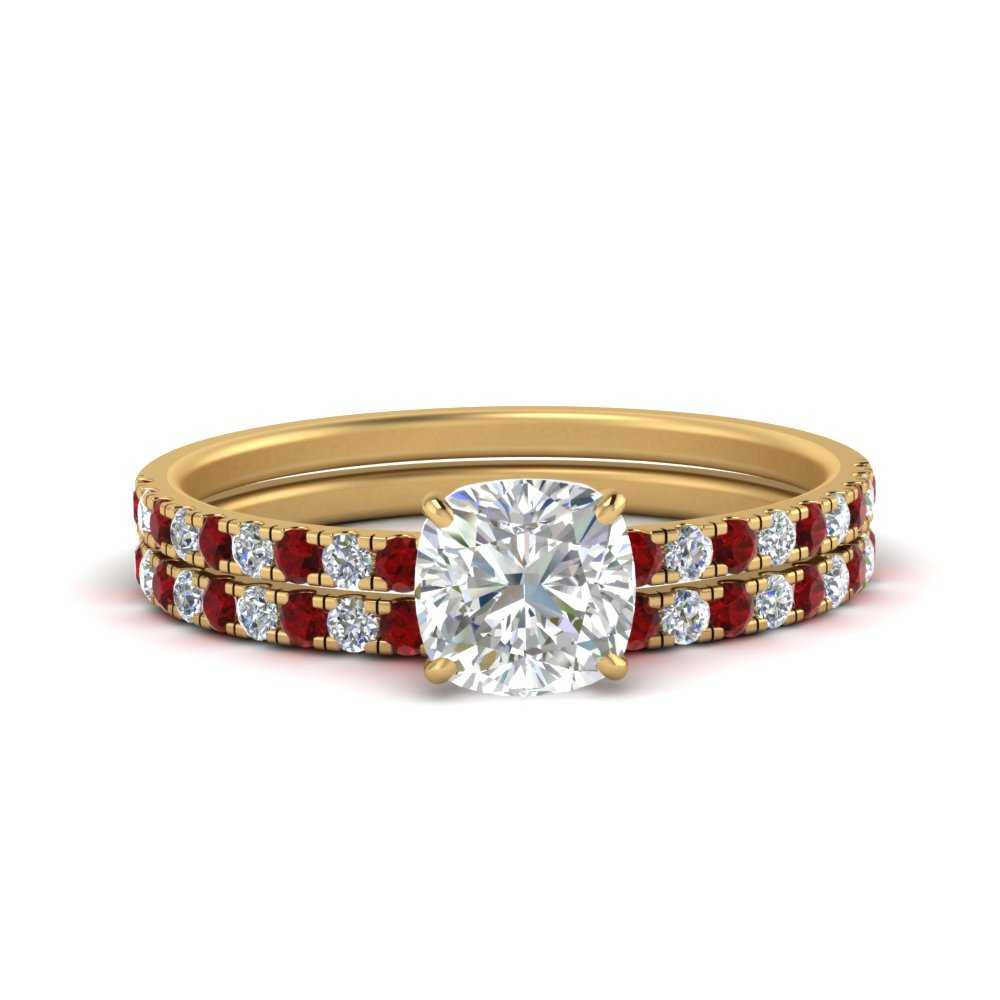 hidden-halo-half-way-cushion-cut-diamond-wedding-ring-set-with-ruby-in-FD9168CUGRUDRANGLE3-NL-YG