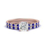 Load image into Gallery viewer, hidden-halo-half-way-cushion-cut-diamond-wedding-ring-set-with-sapphire-in-FD9168CUGSABLANGLE3-NL-RG

