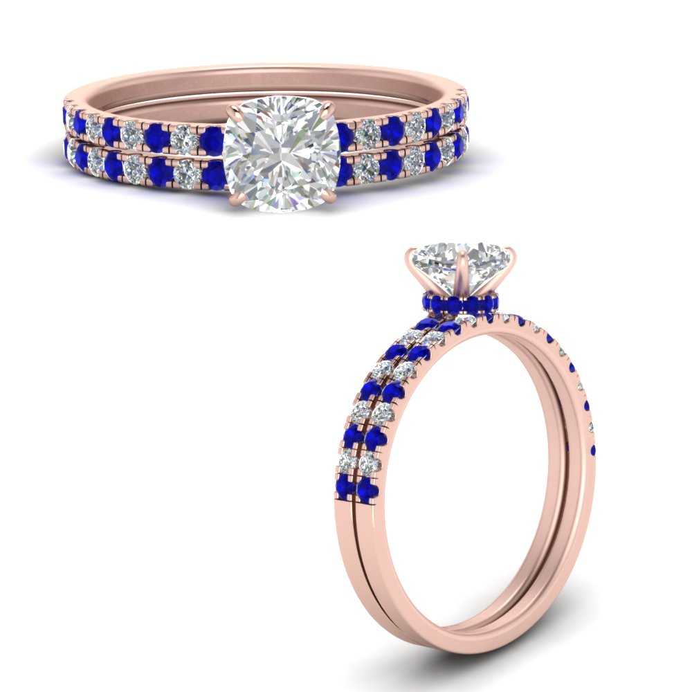 hidden-halo-half-way-cushion-cut-diamond-wedding-ring-set-with-sapphire-in-FD9168CUGSABLANGLE3-NL-RG
