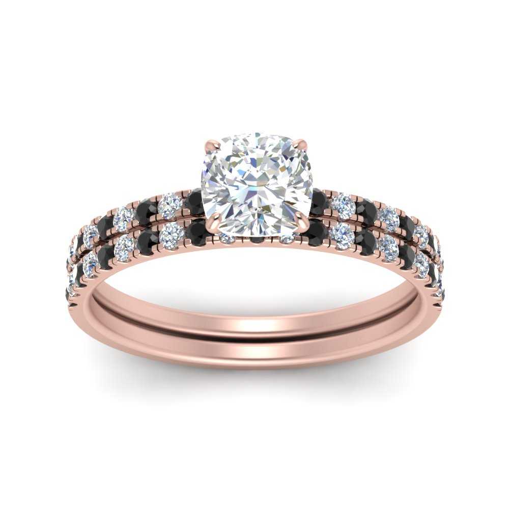 hidden-halo-half-way-cushion-cut-wedding-ring-set-with-black-diamond-in-FD9168CUGBLACKANGLE3-NL-RG