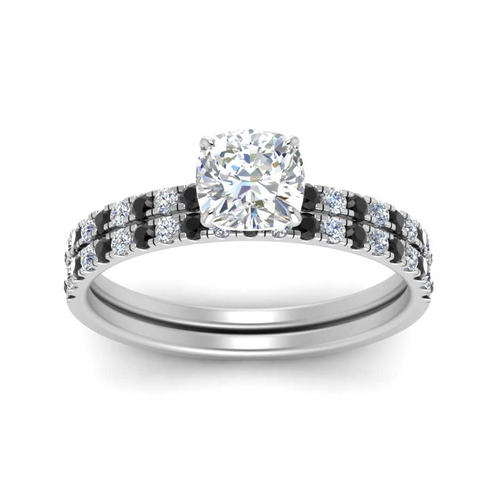 hidden-halo-half-way-cushion-cut-wedding-ring-set-with-black-diamond-in-FD9168CUGBLACKANGLE3-NL-WG