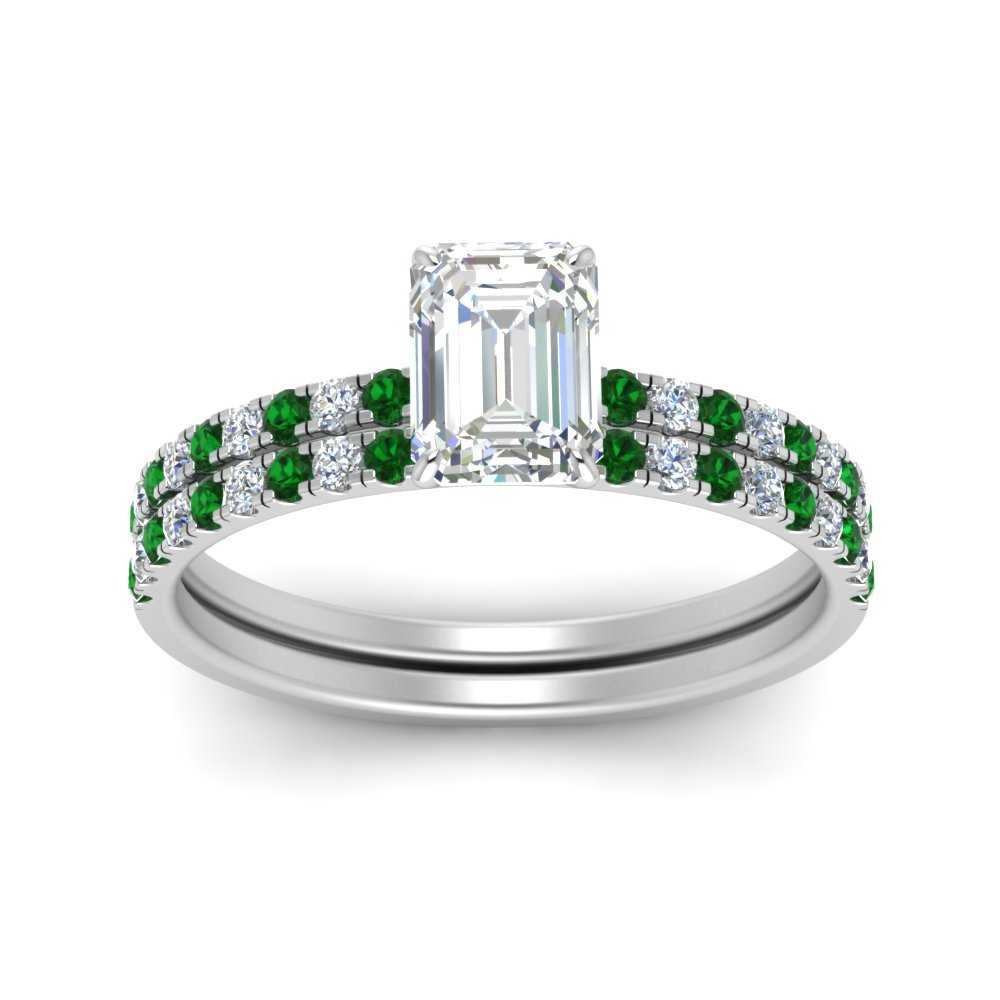 hidden-halo-half-way-emerald-cut-diamond-wedding-ring-set-with-emerald-in-FD9168EMGEMGRANGLE3-NL-WG