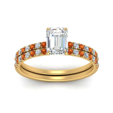 hidden-halo-half-way-emerald-cut-diamond-wedding-ring-set-with-orange-sapphire-in-FD9168EMGSAORANGLE3-NL-YG