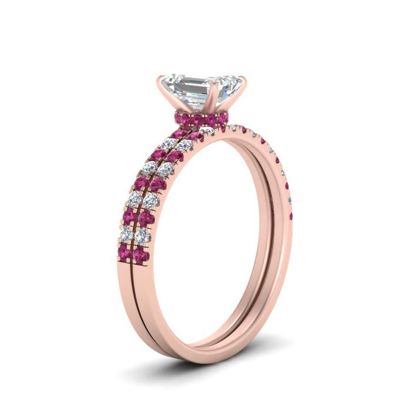 hidden-halo-half-way-emerald-cut-diamond-wedding-ring-set-with-pink-sapphire-in-FD9168EMGSADRPIANGLE3-NL-RG
