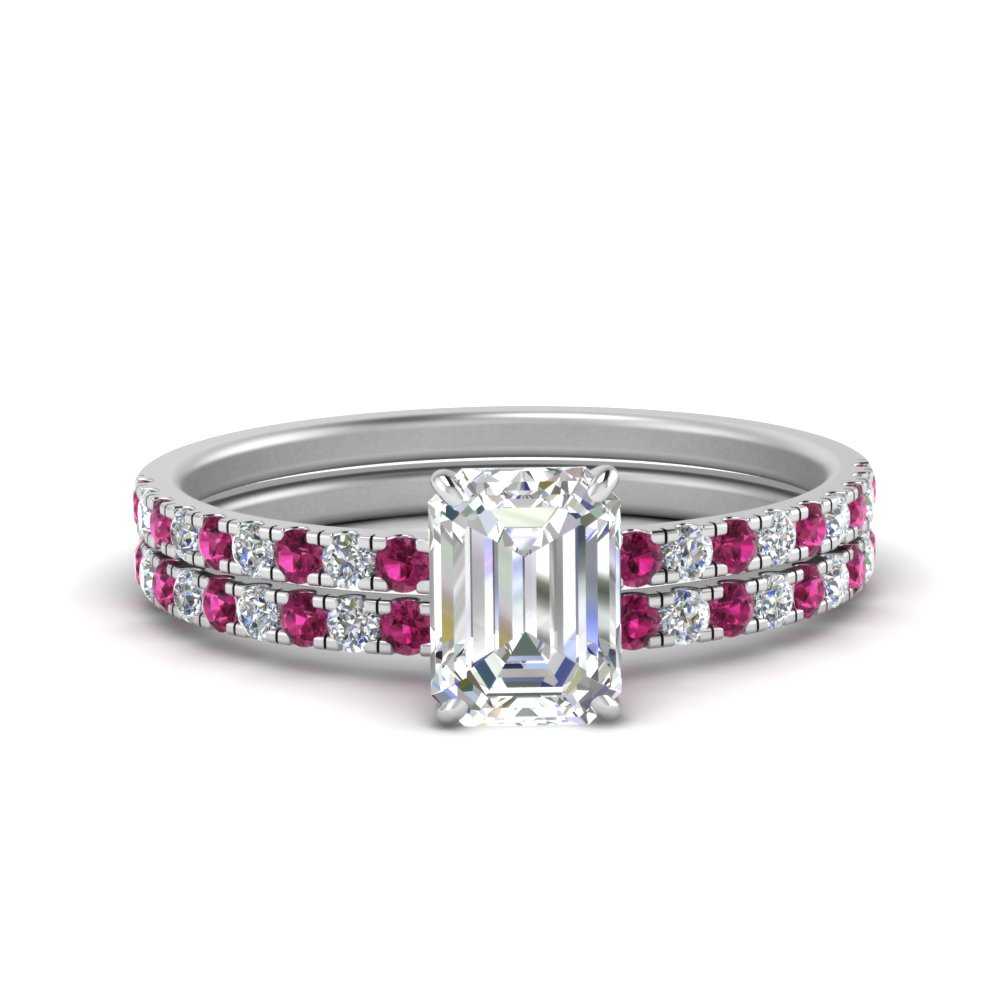 hidden-halo-half-way-emerald-cut-diamond-wedding-ring-set-with-pink-sapphire-in-FD9168EMGSADRPIANGLE3-NL-WG