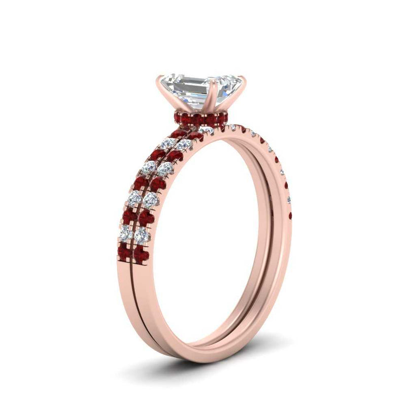 hidden-halo-half-way-emerald-cut-diamond-wedding-ring-set-with-ruby-in-FD9168EMGRUDRANGLE3-NL-RG