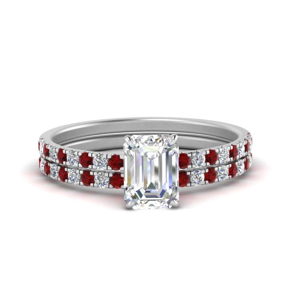 hidden-halo-half-way-emerald-cut-diamond-wedding-ring-set-with-ruby-in-FD9168EMGRUDRANGLE3-NL-WG