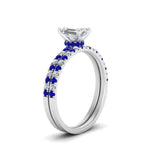 Load image into Gallery viewer, hidden-halo-half-way-emerald-cut-diamond-wedding-ring-set-with-sapphire-in-FD9168EMGSABLANGLE3-NL-WG
