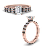 Load image into Gallery viewer, hidden-halo-half-way-emerald-cut-wedding-ring-set-with-black-diamond-in-FD9168EMGBLACKANGLE3-NL-RG
