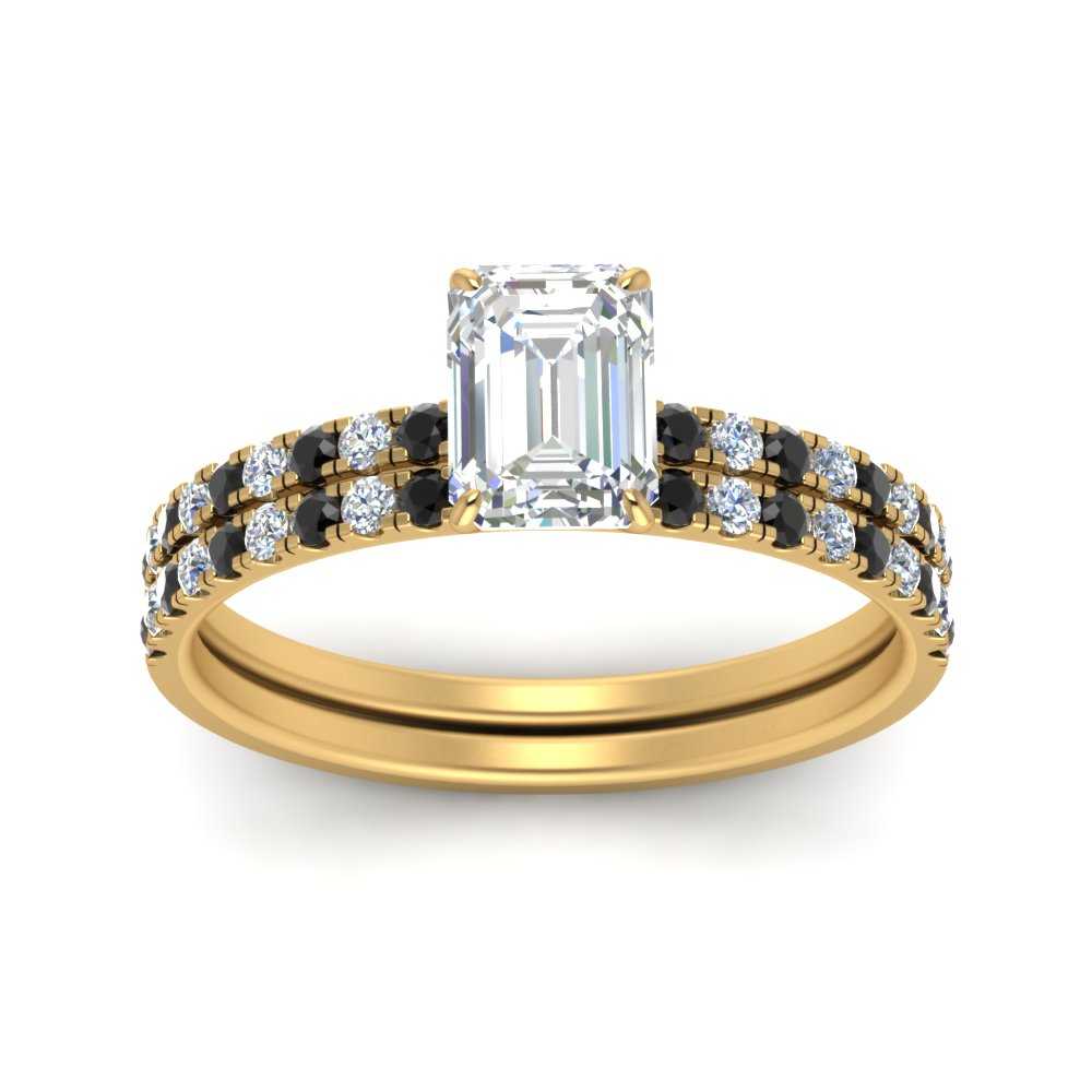 hidden-halo-half-way-emerald-cut-wedding-ring-set-with-black-diamond-in-FD9168EMGBLACKANGLE3-NL-YG