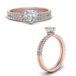 Load image into Gallery viewer, hidden-halo-half-way-heart-shaped-diamond-wedding-ring-set-in-FD9168HTANGLE3-NL-RG

