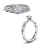 Load image into Gallery viewer, hidden-halo-half-way-heart-shaped-diamond-wedding-ring-set-in-FD9168HTANGLE3-NL-WG
